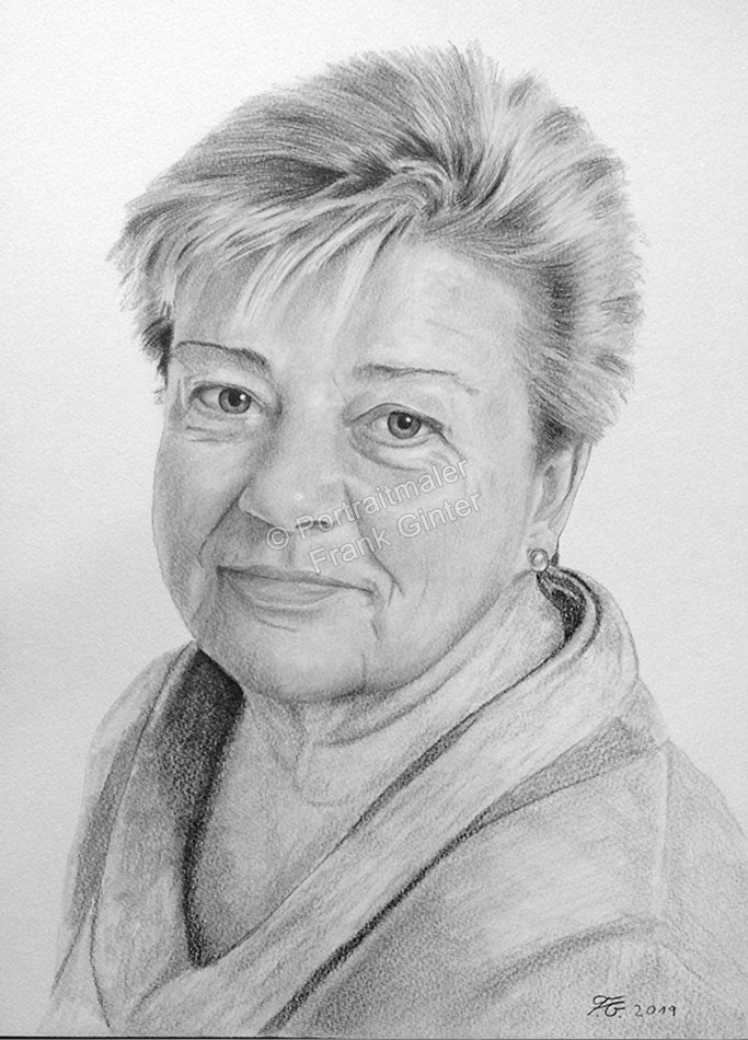 Bleistiftzeichnungen-Portraitzeichnung-Frau-02